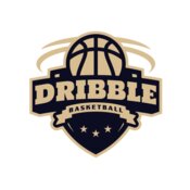 Dribble basketball logo 02